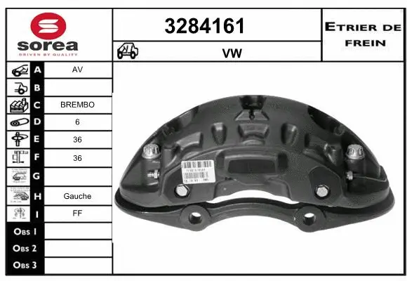 Brake Caliper (3284161)