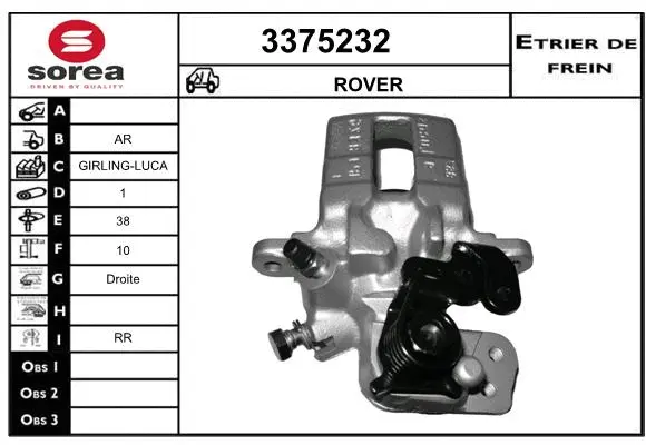 Brake Caliper (3375232)