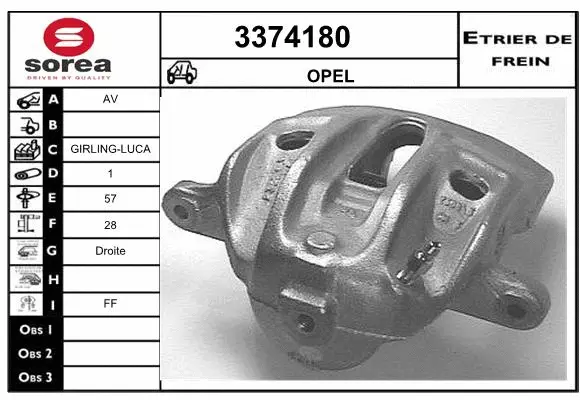 Brake Caliper (3374180)