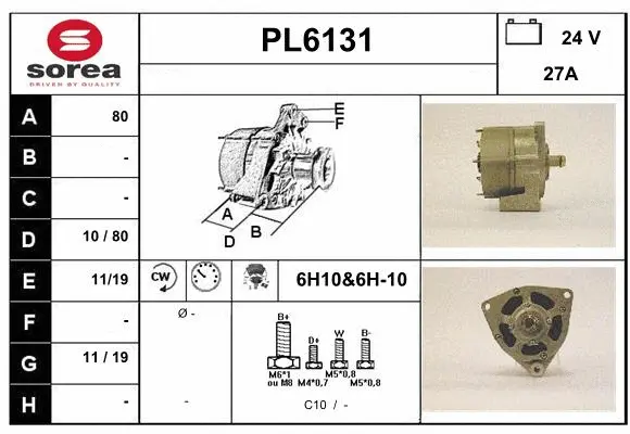 Alternator (PL6131)
