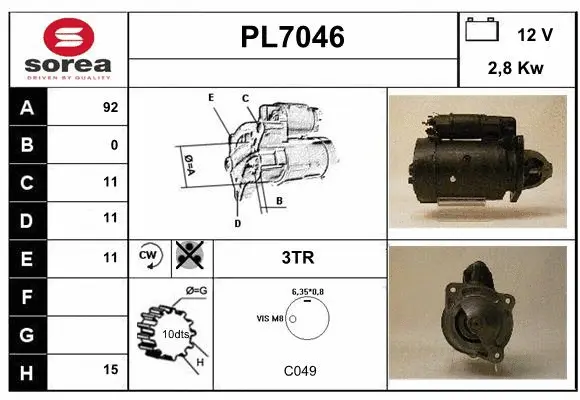 Starter (PL7046)