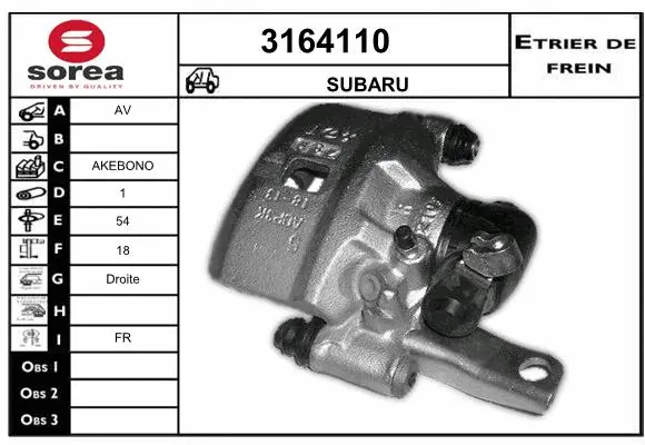 Brake Caliper (3164110)
