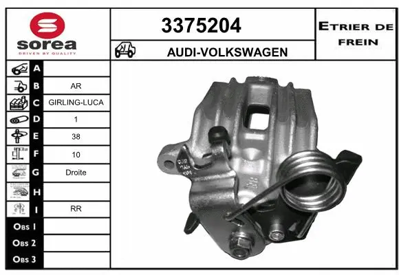 Brake Caliper (3375204)