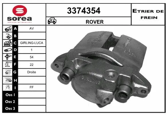 Brake Caliper (3374354)