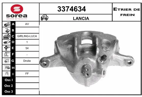 Brake Caliper (3374634)
