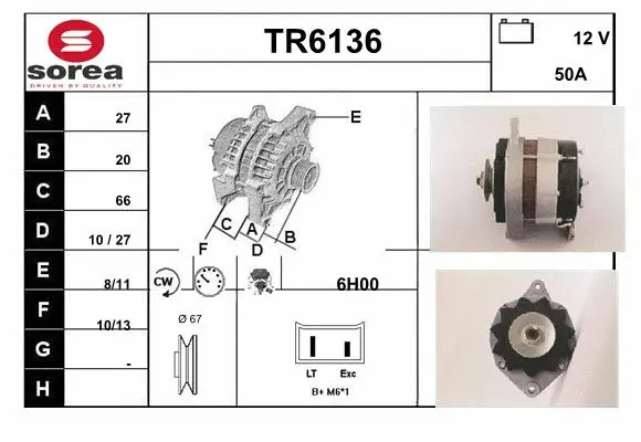 Alternator (TR6136)