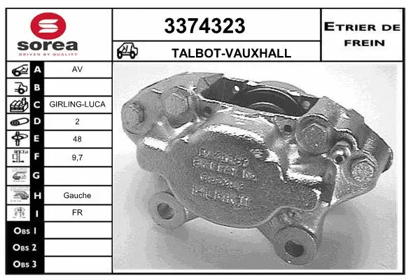 Brake Caliper (3374323)