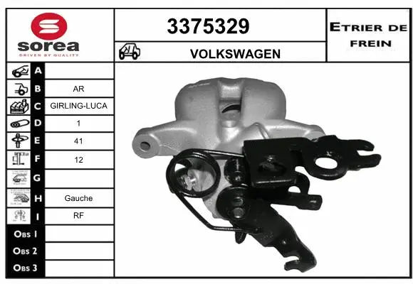 Brake Caliper (3375329)