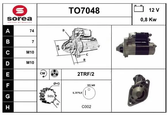Starter (TO7048)