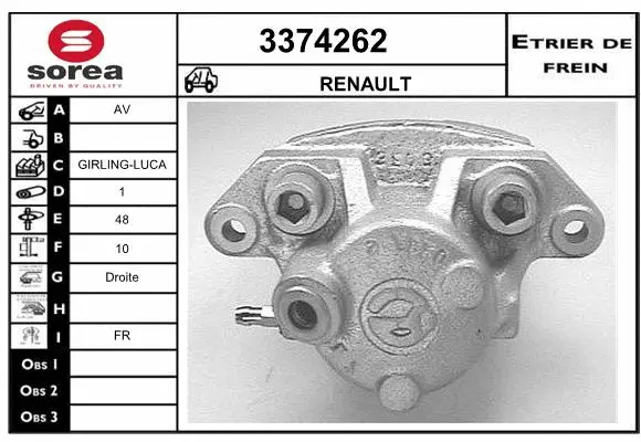Brake Caliper (3374262)