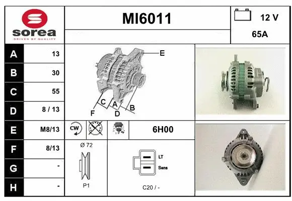 Alternator (MI6011)