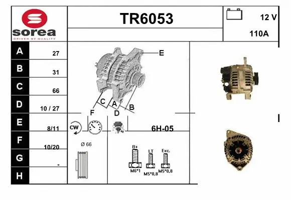 Alternator (TR6053)