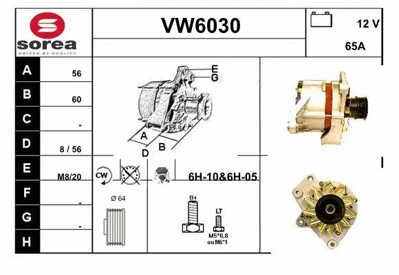 Alternator (VW6030)