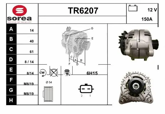 Alternator (TR6207)