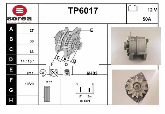 Alternator (TP6017)