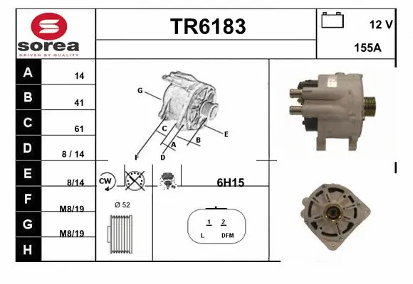 Alternator (TR6183)