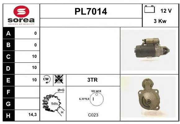 Starter (PL7014)