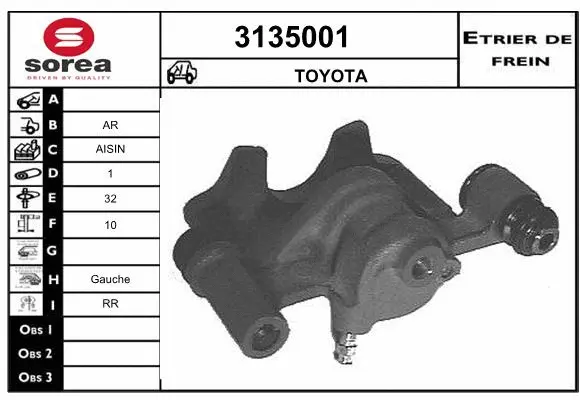 Brake Caliper (3135001)
