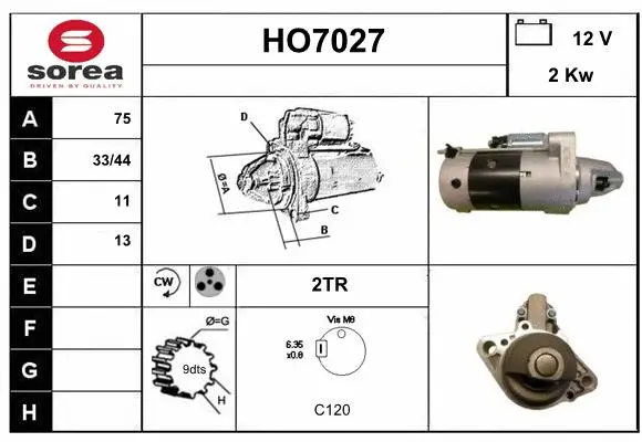 Starter (HO7027)
