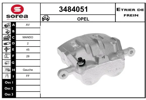 Brake Caliper (3484051)