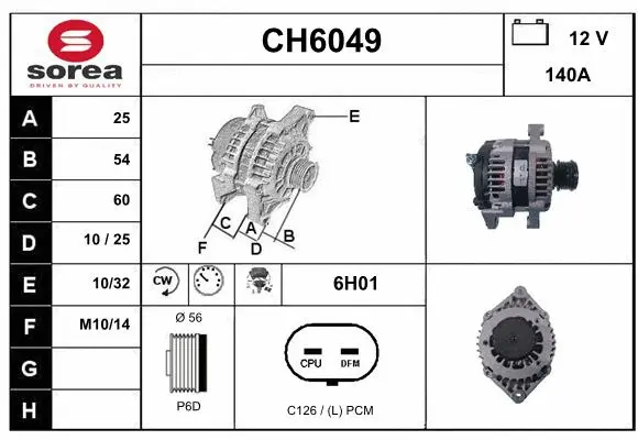 Alternator (CH6049)