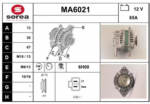 Alternator (MA6021)