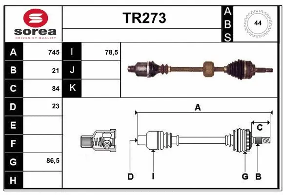 Drive Shaft (TR273)