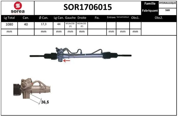 Steering Gear (SOR1706015)