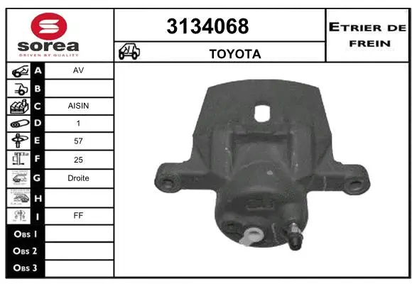 Brake Caliper (3134068)