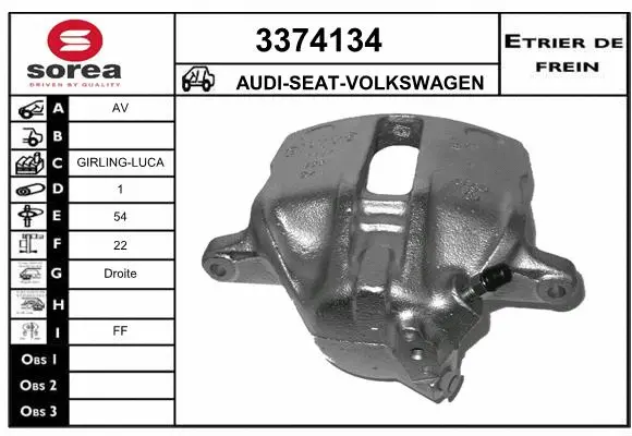 Brake Caliper (3374134)
