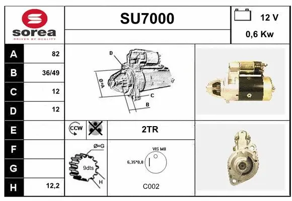 Starter (SU7000)