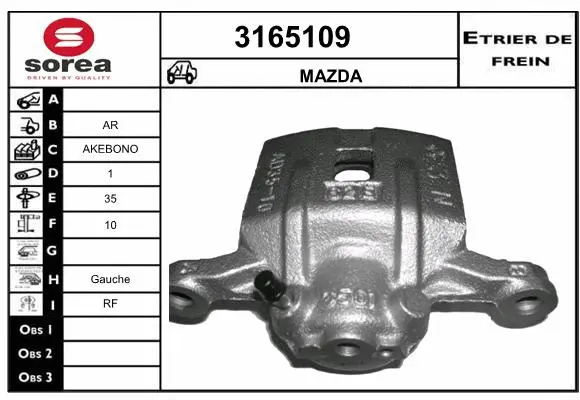 Brake Caliper (3165109)