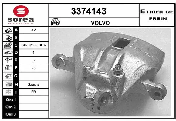 Brake Caliper (3374143)