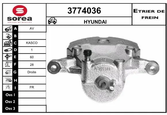 Brake Caliper (3774036)