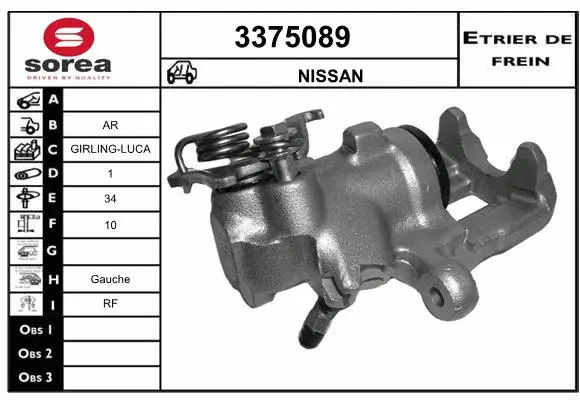 Brake Caliper (3375089)