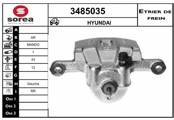 Brake Caliper (3485035)