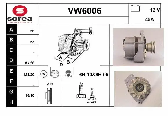 Alternator (VW6006)