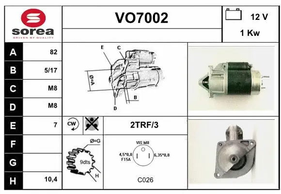 Starter (VO7002)