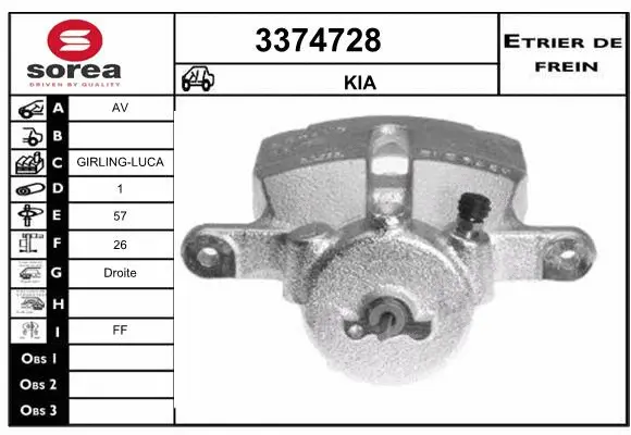 Brake Caliper (3374728)