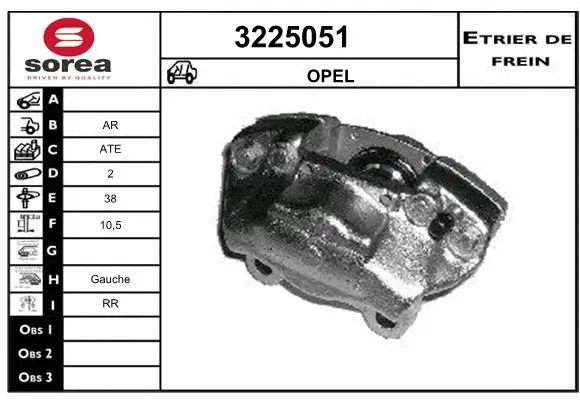 Brake Caliper (3225051)