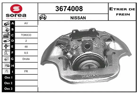 Brake Caliper (3674008)