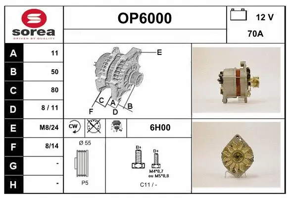 Alternator (OP6000)