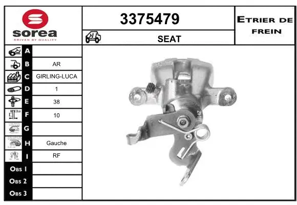 Brake Caliper (3375479)