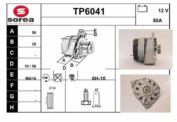Alternator (TP6041)