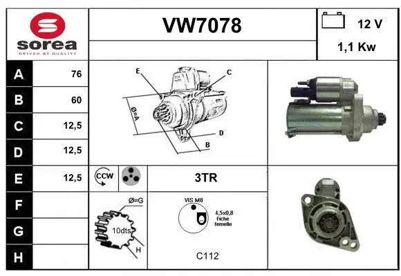 Starter (VW7078)