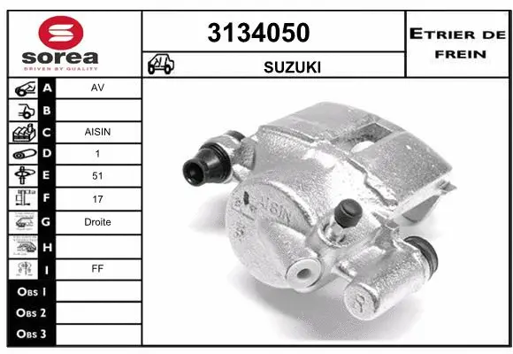 Brake Caliper (3134050)