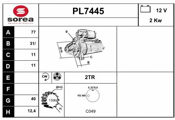 Starter (PL7445)