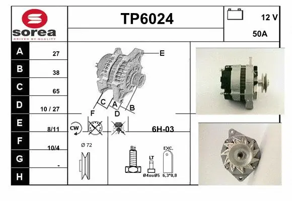 Alternator (TP6024)
