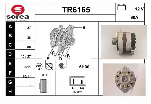 Alternator (TR6165)