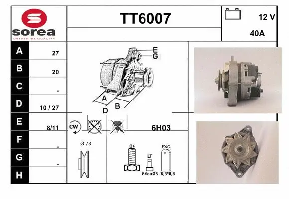 Alternator (TT6007)